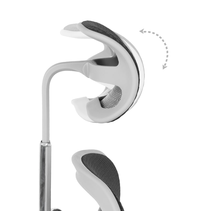 Ергономичен офис стол Ergohuman Elite 2 дамаска черен-сива рамка